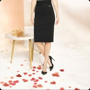 Calvin Klein Classic Black Pencil Skirt